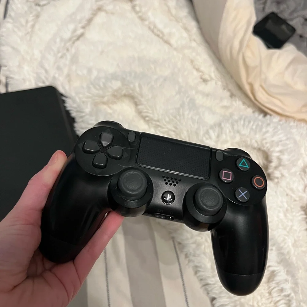 Sony Console with Black Controller